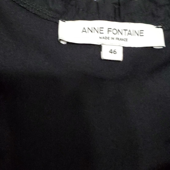 Anne Fontaine Ruffle Zipper Front Sleeveless Top - Picture 4 of 6